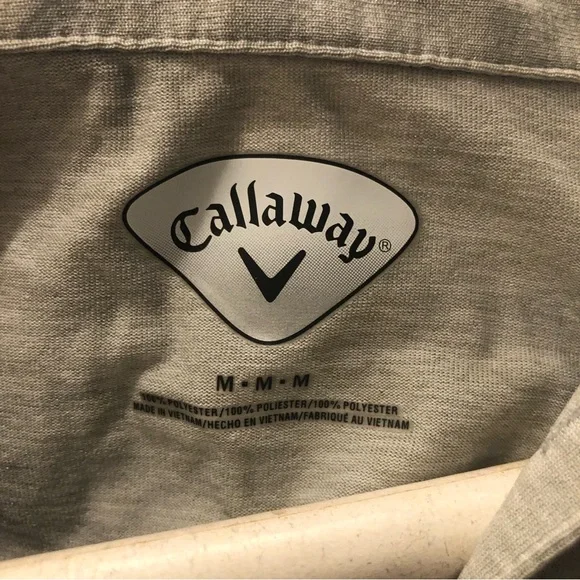 Light Gray Callaway Polo Shirt - Picture 2 of 4